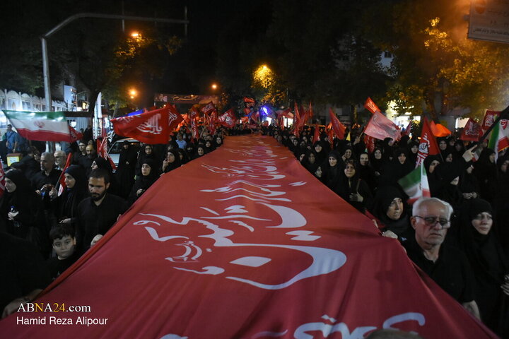 راهپیمایی جاماندگان اربعین در رشت