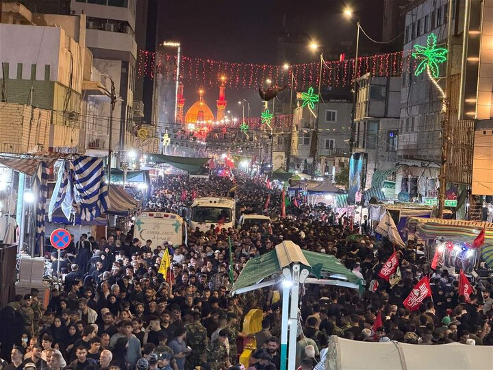 تقرير مصور/ ملايين الزائرين يحيون ليلة الأربعين في كربلاء