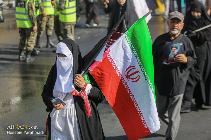 پیاده‌روی جاماندگان اربعین حسینی در تهران