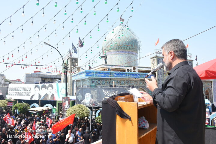 عزاداری اربعین حسینی در حرم آقا سید جلال الدین اشرف(ع) استان گیلان