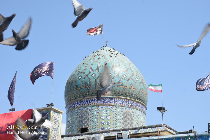 عزاداری اربعین حسینی در حرم آقا سید جلال الدین اشرف(ع) استان گیلان