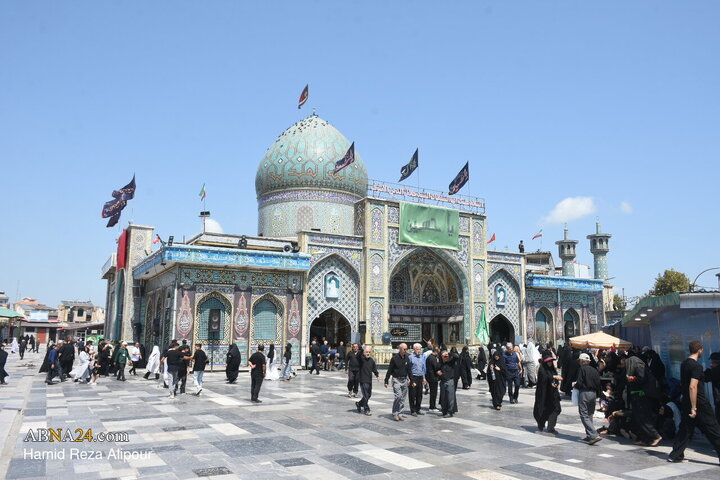 عزاداری اربعین حسینی در حرم آقا سید جلال الدین اشرف(ع) استان گیلان