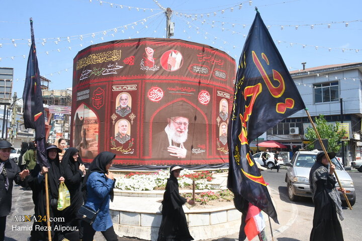عزاداری اربعین حسینی در حرم آقا سید جلال الدین اشرف(ع) استان گیلان