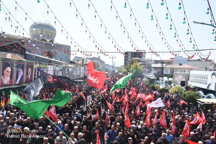 عزاداری اربعین حسینی در حرم آقا سید جلال الدین اشرف(ع) استان گیلان