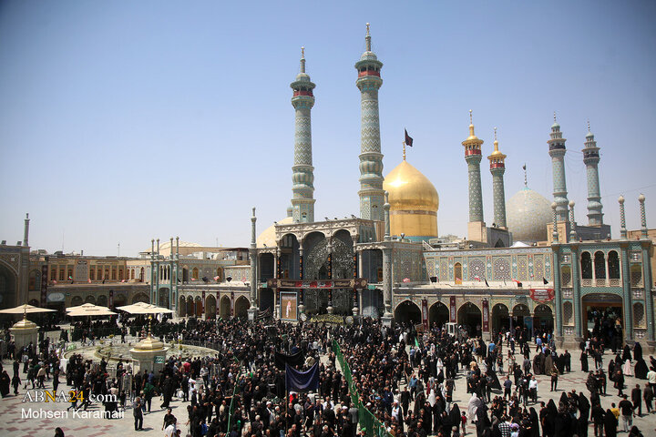 عزاداری اربعین حسینی در حرم حضرت فاطمه معصومه(س)