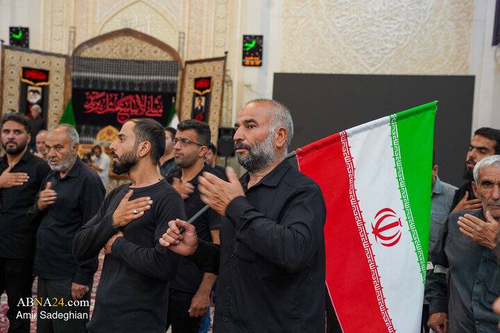 مراسم عزاداری و سینه زنی اربعین حسینی در حرم مطهر حضرت شاهچراغ (ع)