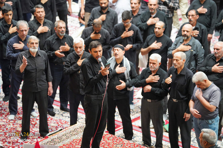 مراسم عزاداری و سینه زنی اربعین حسینی در حرم مطه حضرت شاهچراغ (ع)