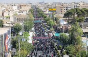 تقرير مصور/ مسيرة الذين لم يتمكنوا من المشاركة بأربعينية الحسين (عليه السلام) في طهران