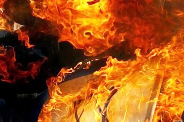 ویدیو | آتش زدن پرچم رژیم صهیونیستی در مکزیک