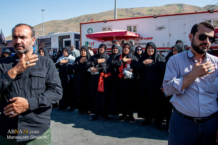 بازگشت زائران اربعین حسینی از مرز تمرچین