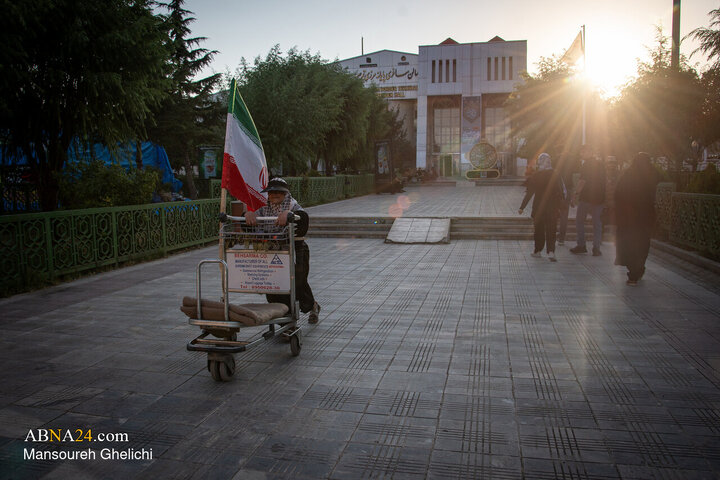 بازگشت زائران اربعین حسینی از مرز تمرچین