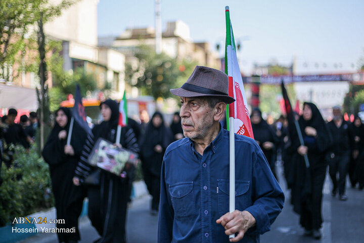 تقرير مصور/ مسيرة الذين لم يتمكنوا من المشاركة بأربعينية الحسين (عليه السلام) في طهران