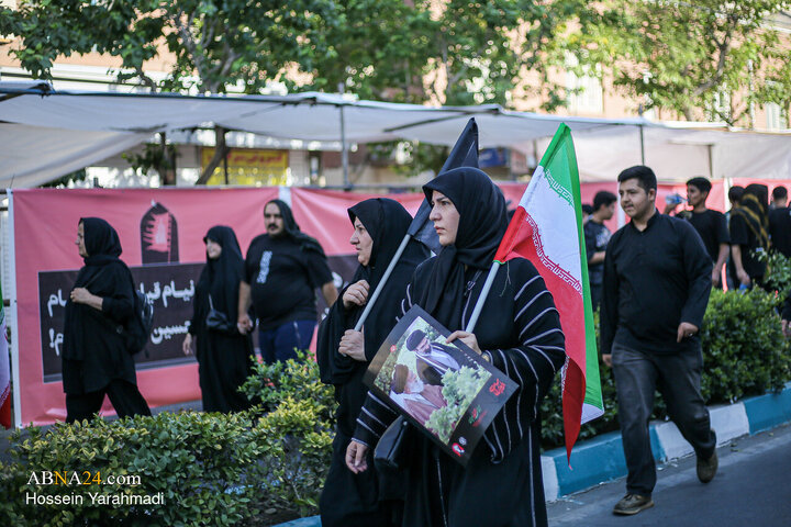 تقرير مصور/ مسيرة الذين لم يتمكنوا من المشاركة بأربعينية الحسين (عليه السلام) في طهران
