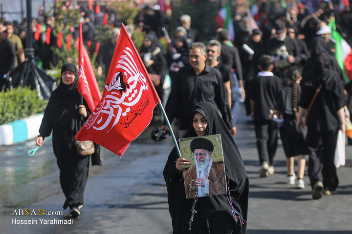 تقرير مصور/ مسيرة الذين لم يتمكنوا من المشاركة بأربعينية الحسين (عليه السلام) في طهران