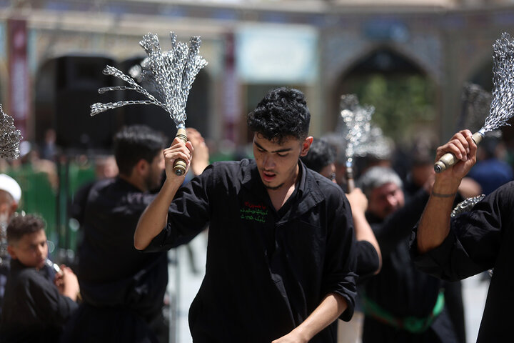 قم در اربعین حسینی غرق در عزا و ماتم شد