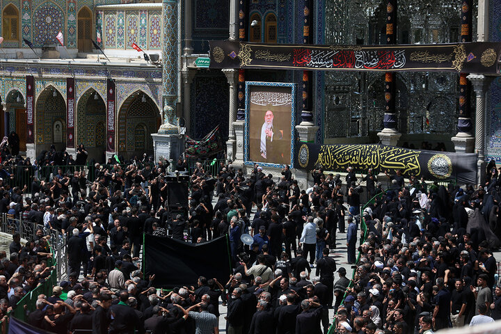 قم در اربعین حسینی غرق در عزا و ماتم شد