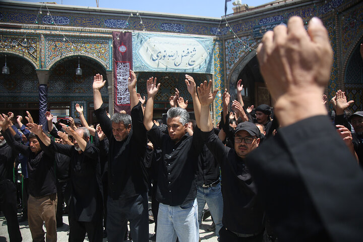 قم در اربعین حسینی غرق در عزا و ماتم شد