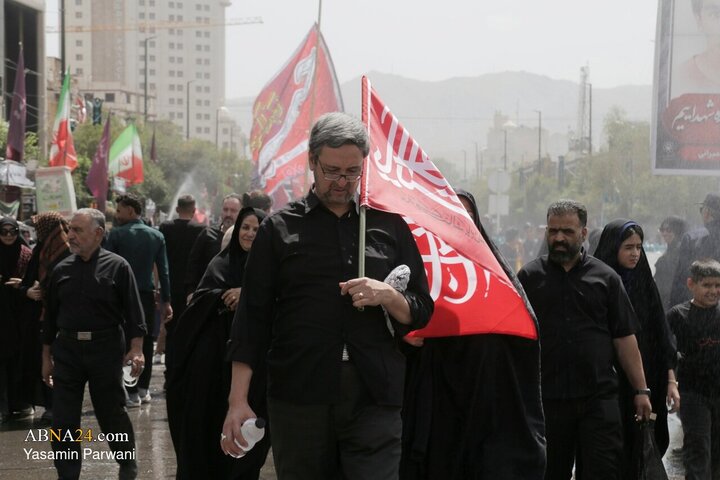 پیاده روی جاماندگان اربعین مشهد