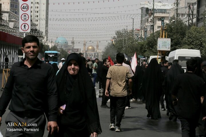 پیاده روی جاماندگان اربعین مشهد