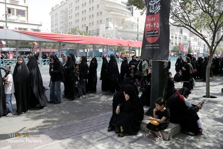 پیاده روی جاماندگان اربعین مشهد