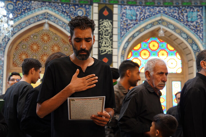 حضور پرشور عزاداران اربعین حسینی در حرم مطهر کریمه اهل بیت(س)