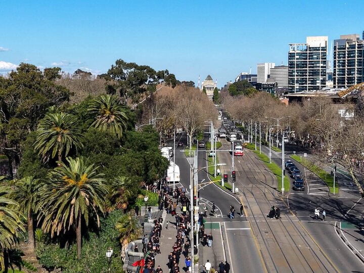 Informe fotográfico | Multitudinaria caminata del Arbaín en Melbourne, Australia