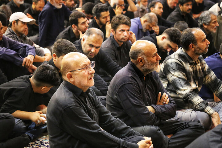 عزاداری شام اربعین حسینی در حرم بانوی کرامت