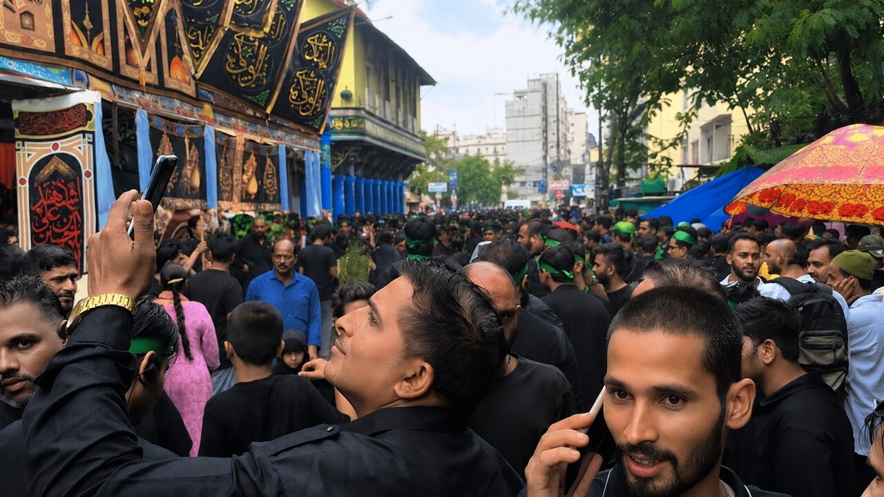 Video: Thousands of Shia Mourners Mark Arbaeen in Mumbai