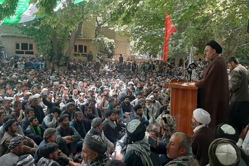 Əfqanıstanın Bəlxab şəhərində Şiələrin izdihamlı Ərbəin toplantısı \ Foto Xəbər