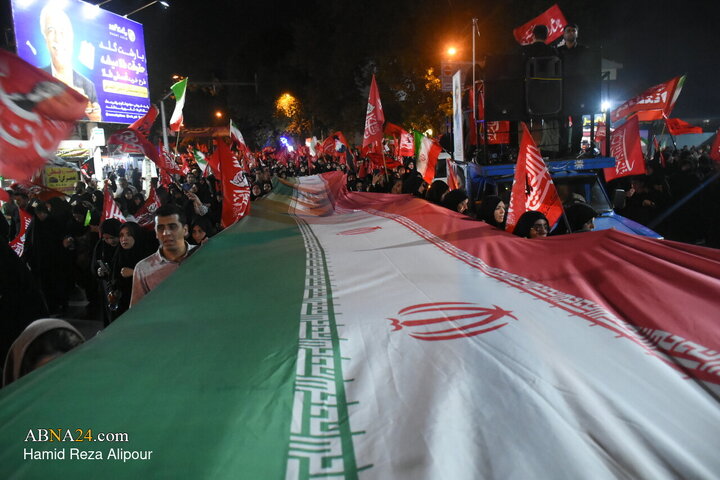 تقرير مصور/ مدينة رشت تشهد مسيرة أربعينية للذين لم يتمكنوا من المشاركة