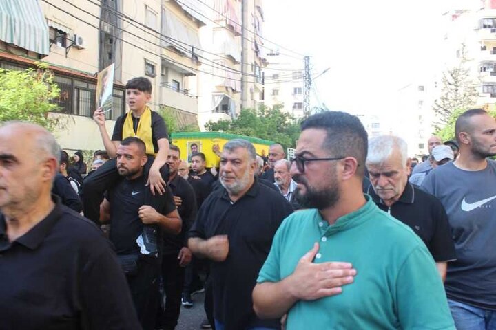 تقرير مصور/ المقاومة الاسلامية اللبنانية تشيّع الشهيد حسين شلهوب في الضاحية الجنوبية