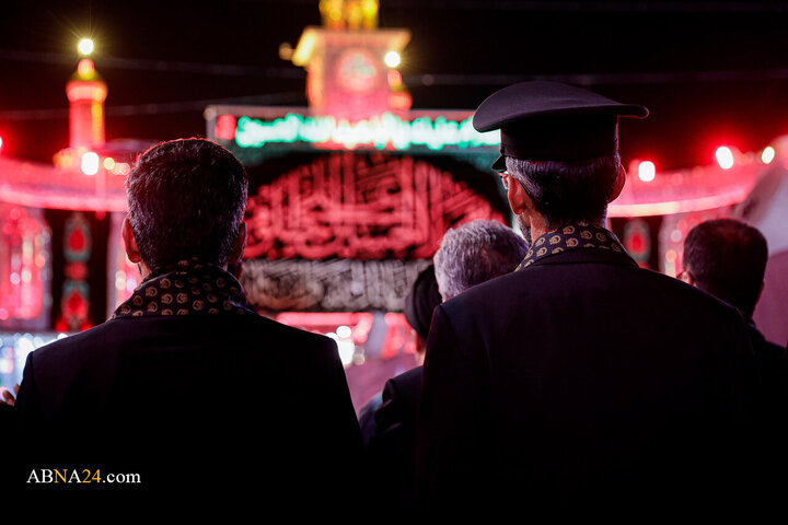 عزاداری کاروان سفیران امام رئوف(ع) در بین‌الحرمین