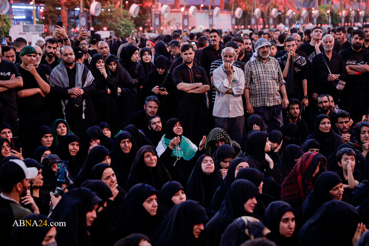 عزاداری کاروان سفیران امام رئوف(ع) در بین‌الحرمین