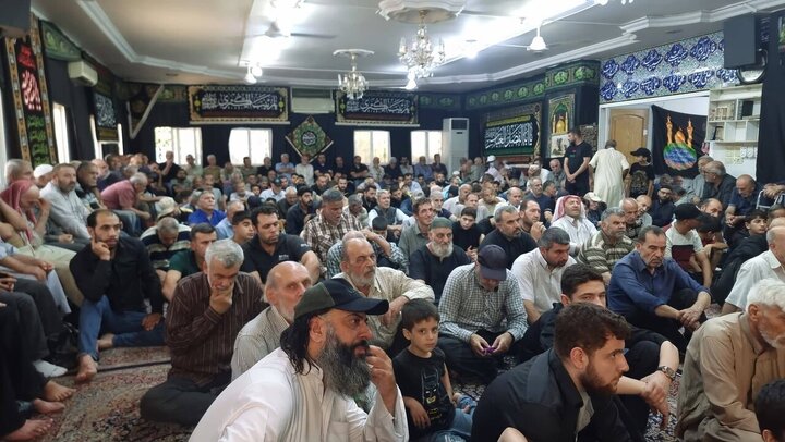 عکس خبری | برگزاری مجلس عزای اربعین حسینی در حسینیه آیت‌الله میرزا جواد تبریزی دمشق