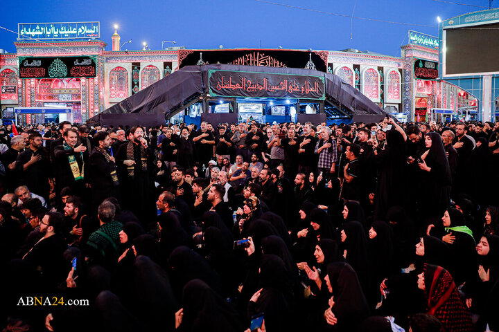 Informe fotográfico | Caravana de los Embajadores del Imam al-Rida (PB) celebra una ceremonia de duelo en Bayn al-Haramayn
