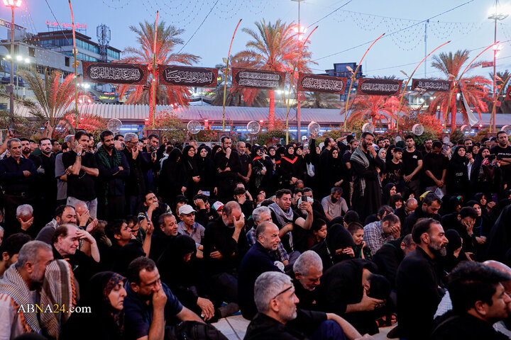 Informe fotográfico | Caravana de los Embajadores del Imam al-Rida (PB) celebra una ceremonia de duelo en Bayn al-Haramayn