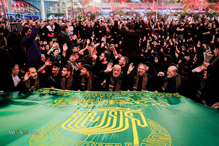 Informe fotográfico | Caravana de los Embajadores del Imam al-Rida (PB) celebra una ceremonia de duelo en Bayn al-Haramayn