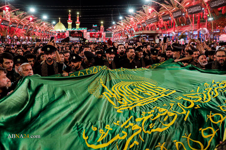 Informe fotográfico | Caravana de los Embajadores del Imam al-Rida (PB) celebra una ceremonia de duelo en Bayn al-Haramayn