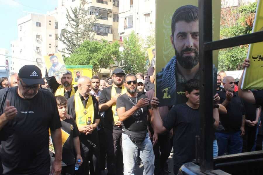 تقرير مصور/ المقاومة الاسلامية اللبنانية تشيّع الشهيد حسين شلهوب في الضاحية الجنوبية