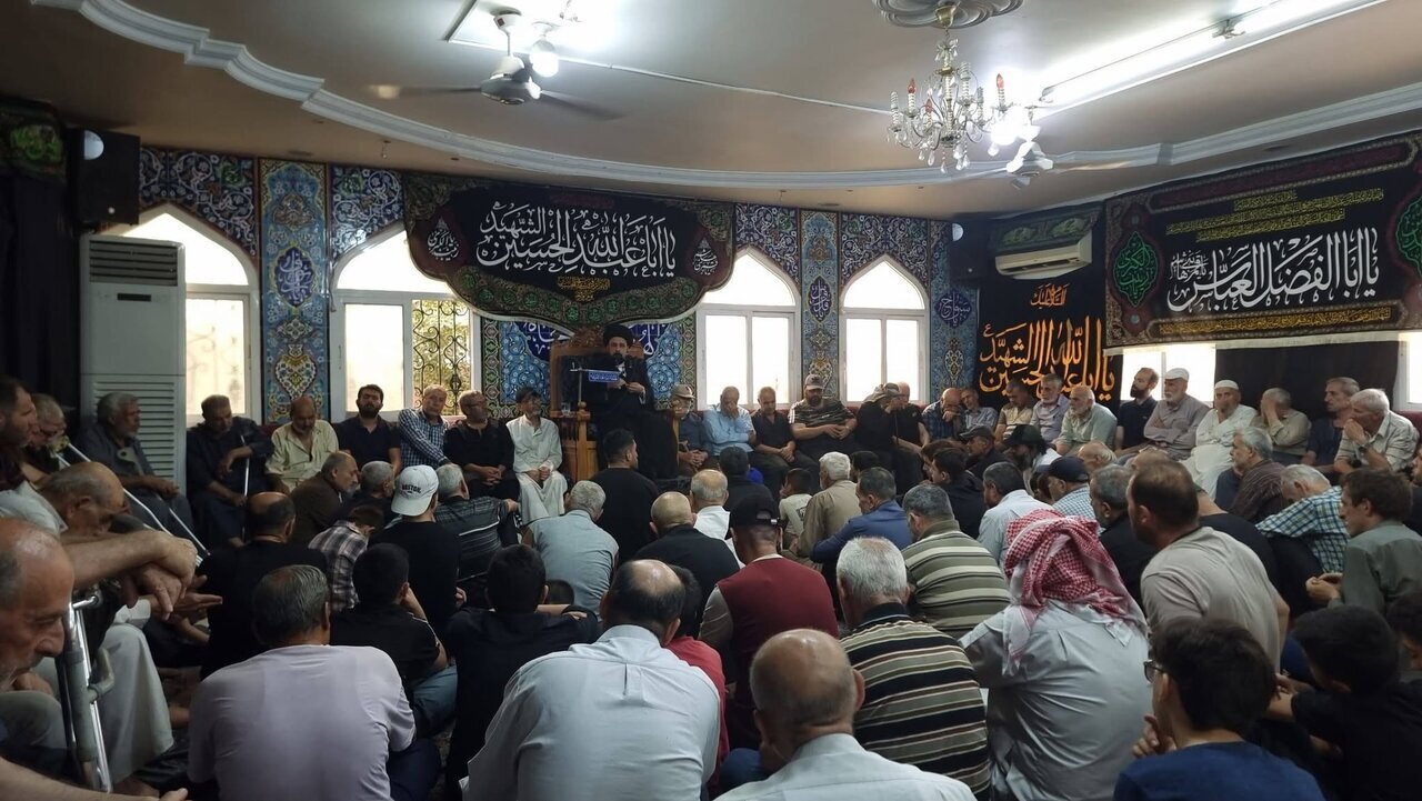گزارش تصویری | برگزاری مجلس عزای اربعین حسینی در حسینیه آیت‌الله میرزا جواد تبریزی دمشق