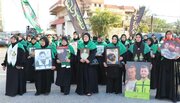 Fotos: Mulheres participam das cerimônias do Arbaeen em Jabal Amil, no sul do Líbano