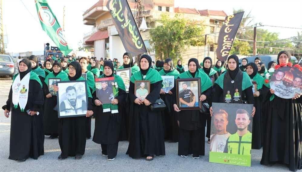 Fotos: Mulheres participam das cerimônias do Arbaeen em Jabal Amil, no sul do Líbano