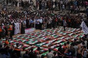Galeri Foto: Prosesi Pemakaman 112 Syuhada Palestina di Gaza