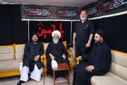 آية الله بشير النجفي يلتقي بالأمين العام للمجلس الشيعي الهندي