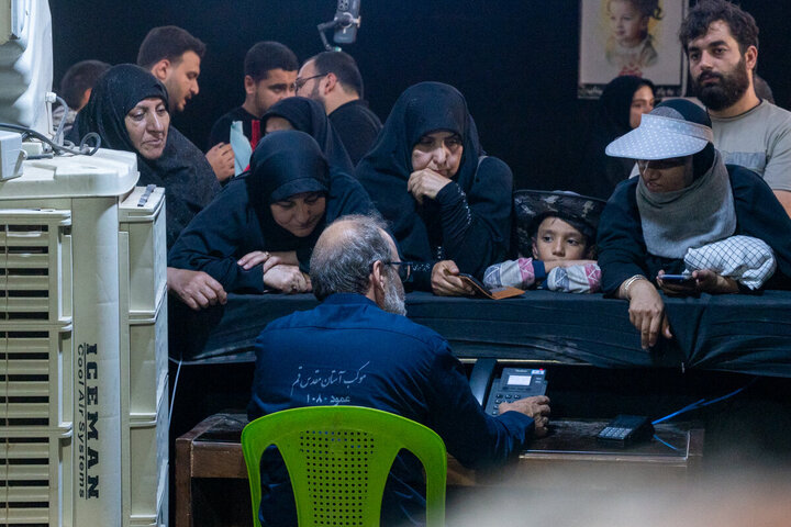 Photos: Efforts of Hazrat Masoumeh Srine's Servants in Hosting Arbaeen Pilgrims at Pillar 1080