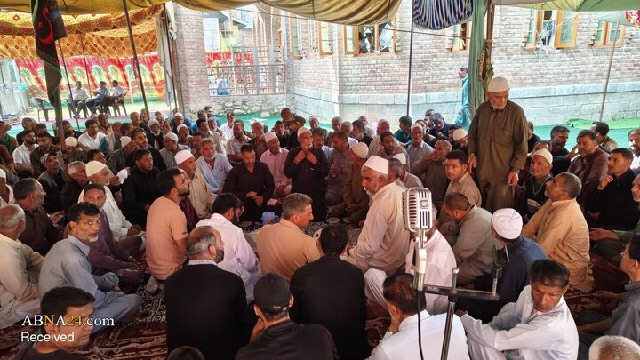 مراسم سوگواری اربعین در خانقاه امام زین‌العابدین(ع) هند