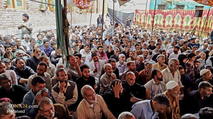مراسم سوگواری اربعین در خانقاه امام زین‌العابدین(ع) هند