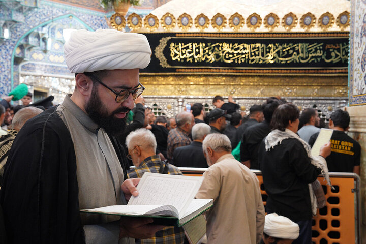 Photos: Passionate Presence of Arbaeen Mourners at Hazrat Masoumeh Shrine