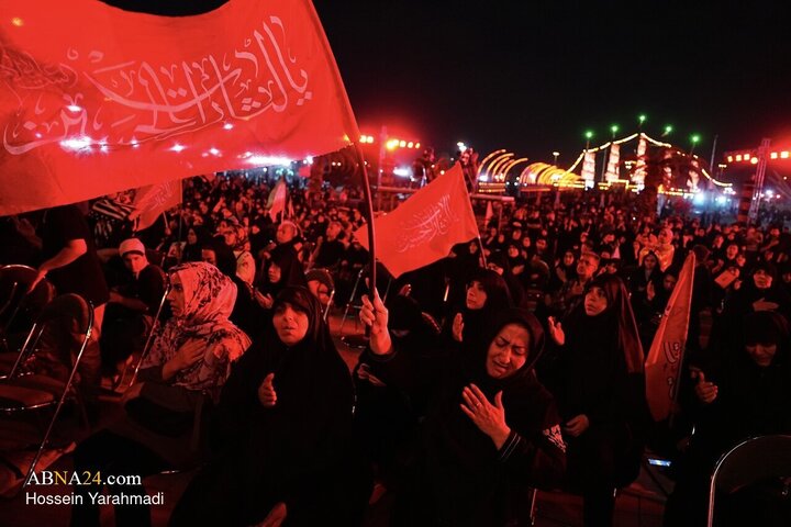 تقرير مصور/ فعاليات خاصة بالأربعين الحسيني بشهر صفر  ميدان آزادي بطهران