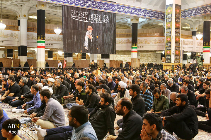 عزاداری شام اربعین حسینی در حرم بانوی کرامت